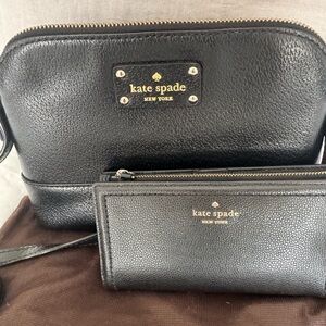 Kate Spade Black Crossbody Bag and Wallet